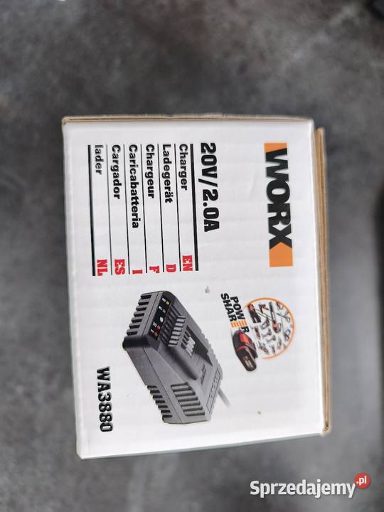 Ładowarka baterii WORX 20v 2A Pozostałe
