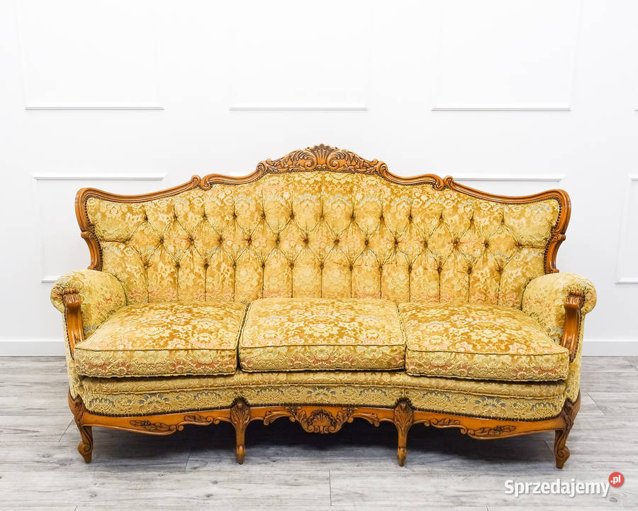 Francuski KOMPLET MEBLI do SALONU Ludwik ZESTAW Kalisz