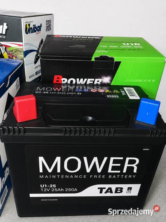 Akumulator TAB MOWER U125 12V 25Ah 250A