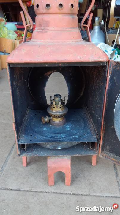 Stara lampa kolejowa naftowa opolskie Nysa