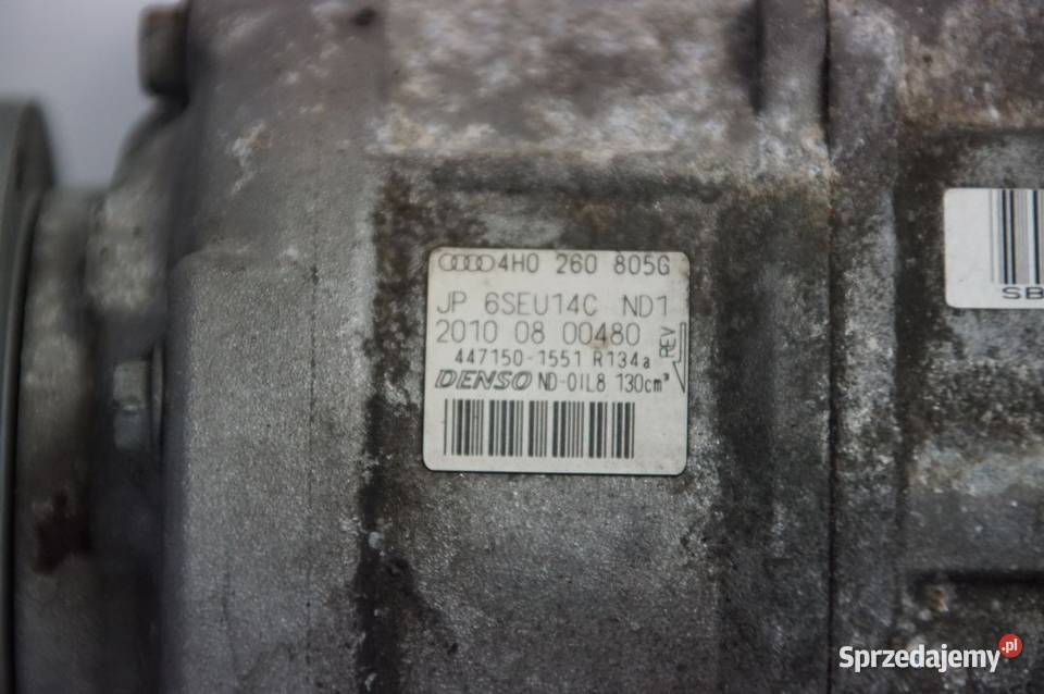 SPRĘŻARKA KLIMATYZACJI AUDI A8 D4 4H0260805G osobowe sprzedam