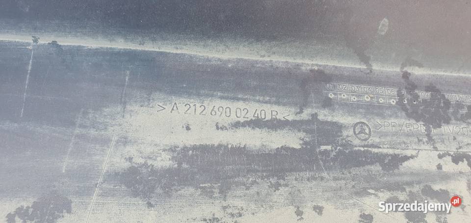 MERCEDES EKLASA W212 LISTWA PROGOWA PRÓG Trzciel