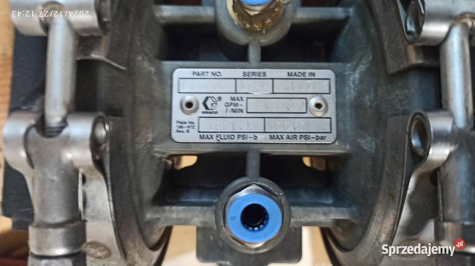 pompa membranowa graco USA do farb