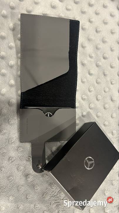 Portfel mini MERCEDESBENZ oryginał silvergrey Niedaszów