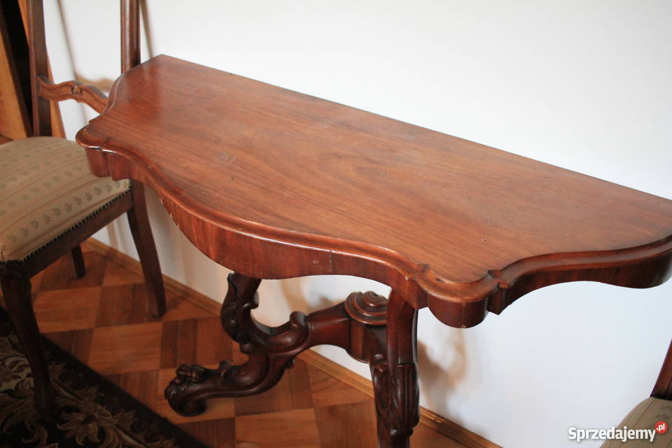 Konsola dwa stołki piękne i stylowe sprzedam