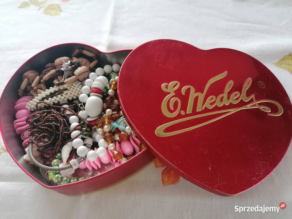 Puszka Pudełko metalowe w kształcie serca EWedel Łódź