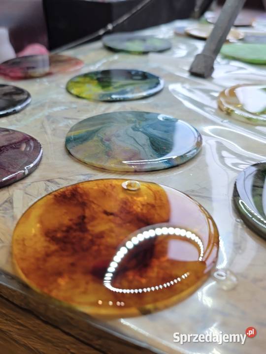 Naszyjnik Alchemia Lasu żywica epoksydowa podkarpackie Rzeszów