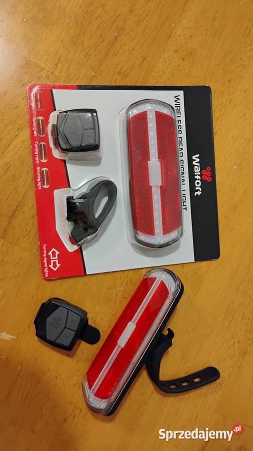 Tylne światło z migaczami ładowane USB Walfort z Ruda Śląska sprzedam