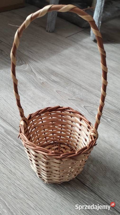koszyczek wiklinowy mały Poznań