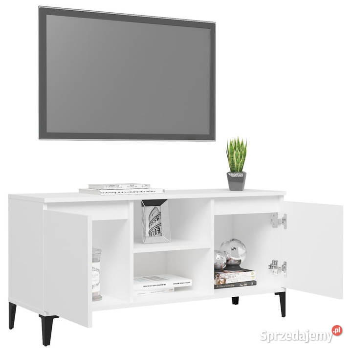 Szafka TV metalowe nóżki biała 1035x35x50 Warszawa