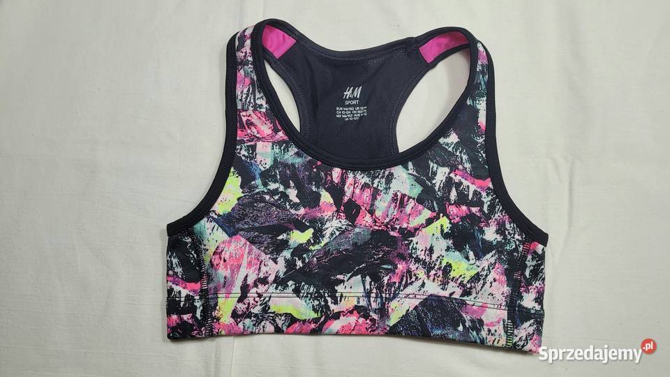 HM Fikuśny kolorowy top sportowy Piekary Śląskie
