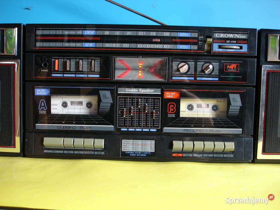 Radiomagnetofon CROWN SZ1788 Zielona Góra