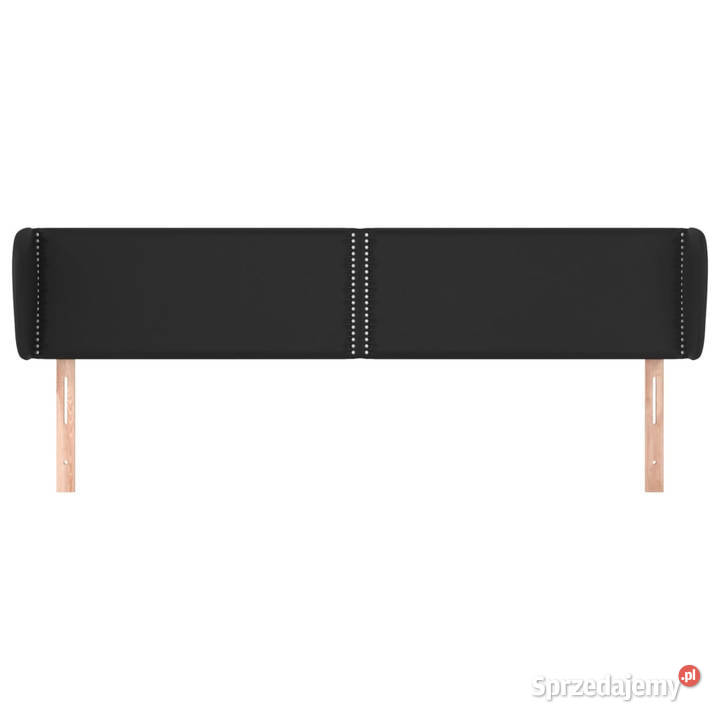Zagłówek uszak czarny 183x23x7888 sztuczna skóra sprzedam