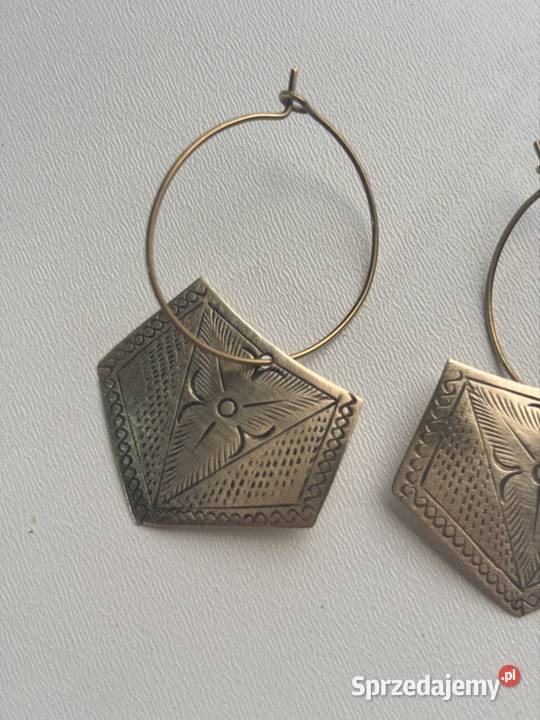 Kolczyki mosiądz Bydgoszcz sprzedam