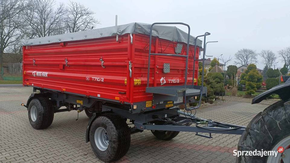 Przyczepa Metal Fach T7102 prawie nowa 2023 8 nieuszkodzony Przyczepy rolnicze mazowieckie Radom