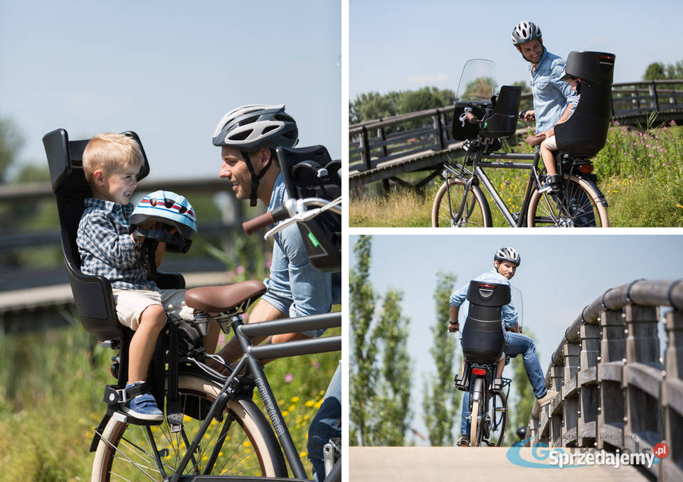 Fotelik rowerowy BOBIKE MAXI TOUR na tył do ramy mazowieckie Warszawa