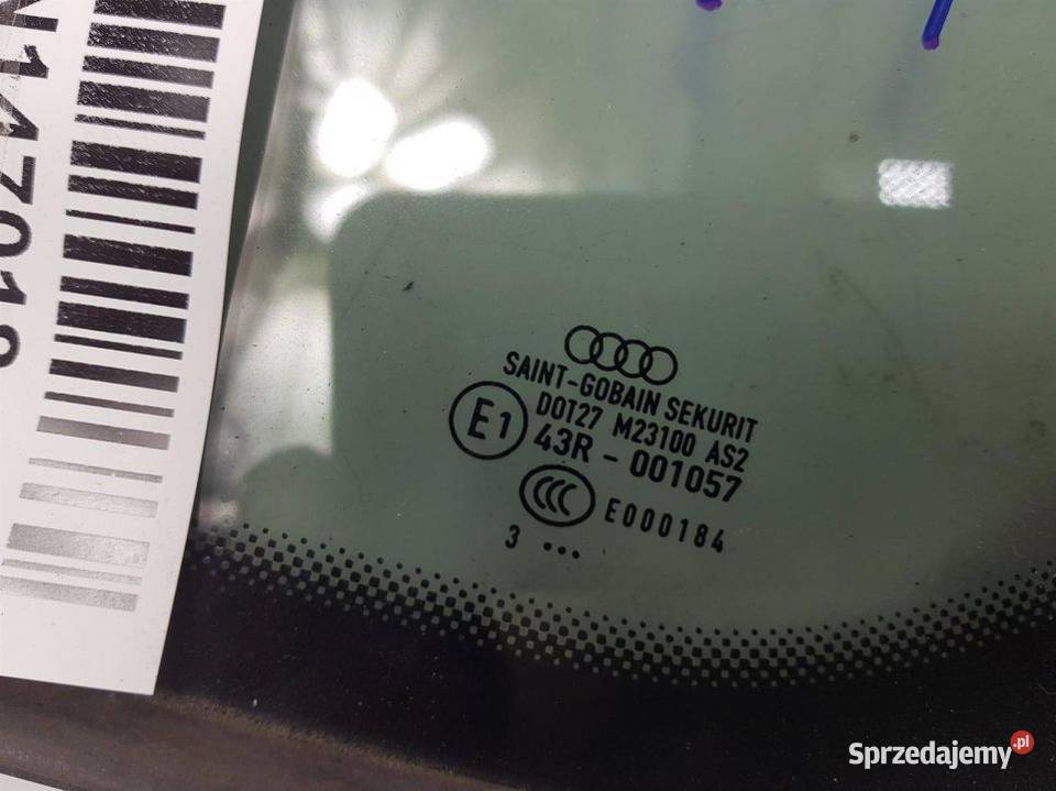 SZYBKA KAROSERYJNA 43R0011057 AUDI A8 Pozostałe Lipno