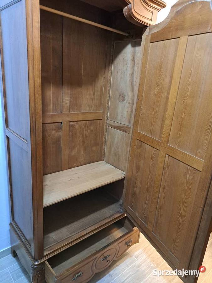 Szafa jednodrzwiowa z lustrem secesja Myślibórz