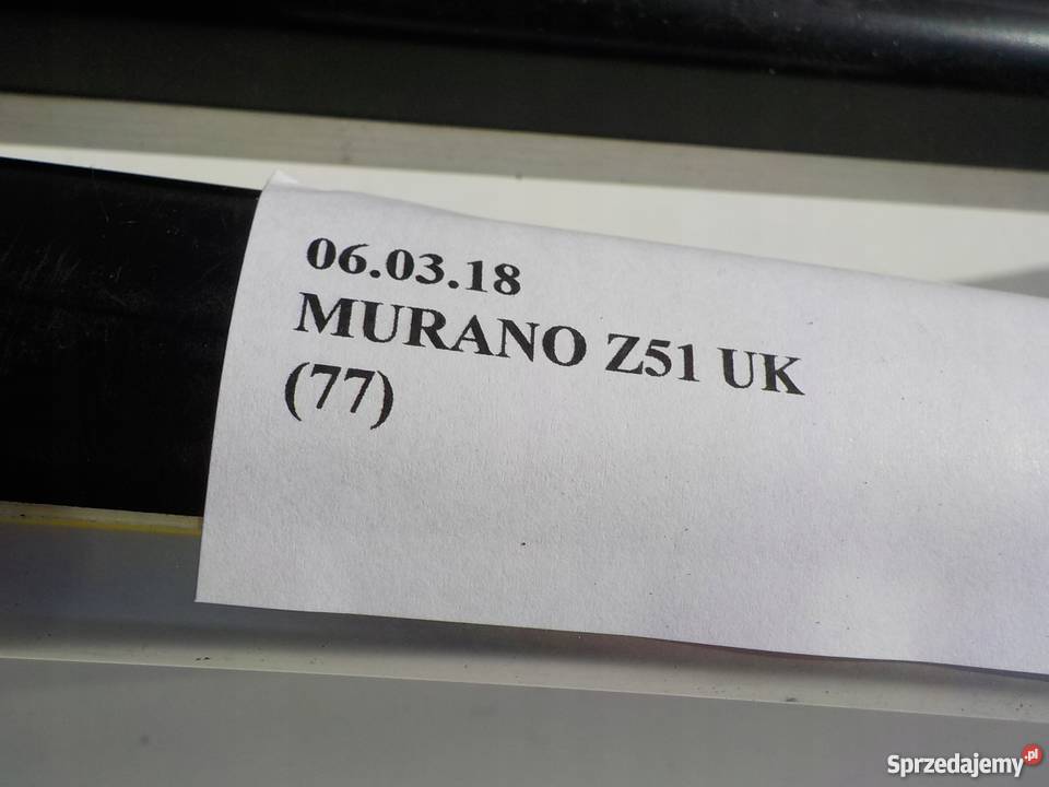 RELING DACHOWY PRAWY LEWY NISSAN MURANO Z51 Pozostałe Nowy Tomyśl