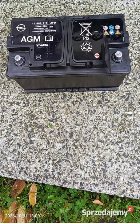 Akumulator 80 AH 800A AGM do aut startstop 12v Mysłowice