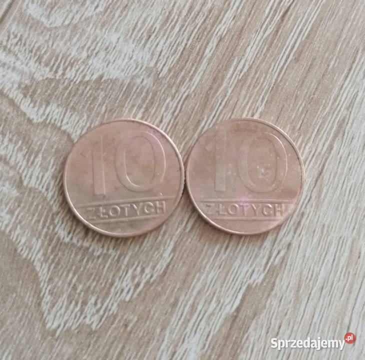 moneta 10 1989 Łódź