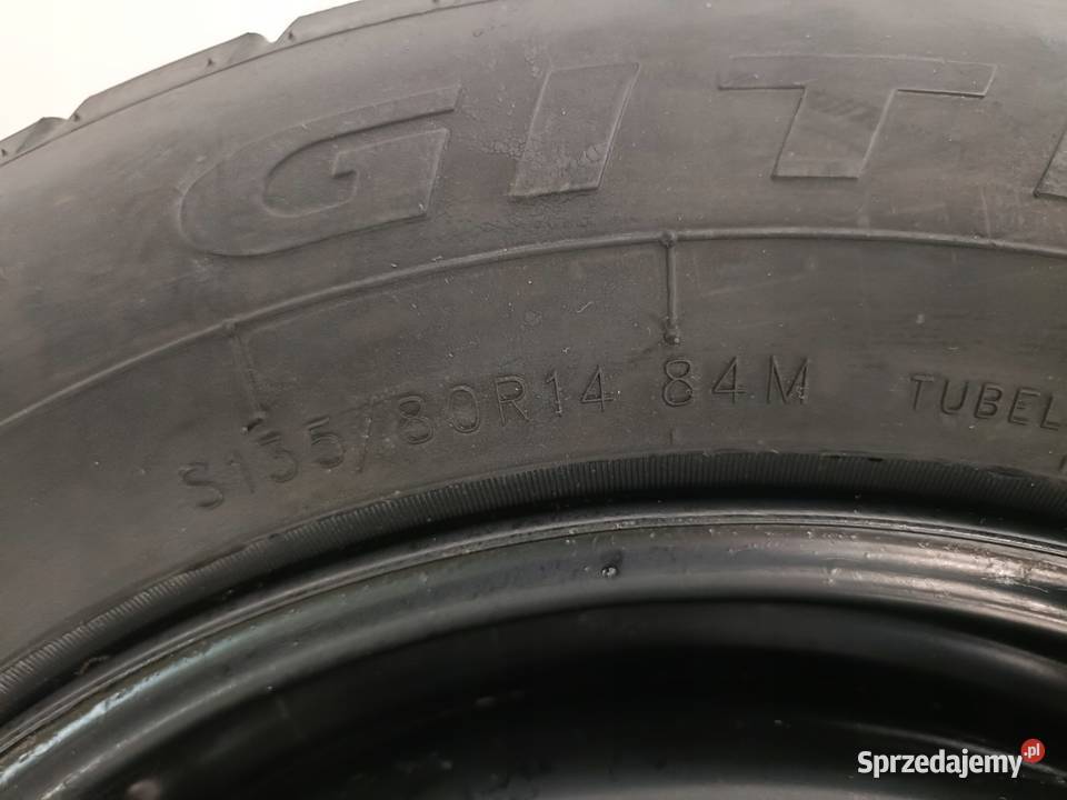 KOŁO DOJAZDOWE Fiat 500 13580 B14 R14 5x98 Chełm