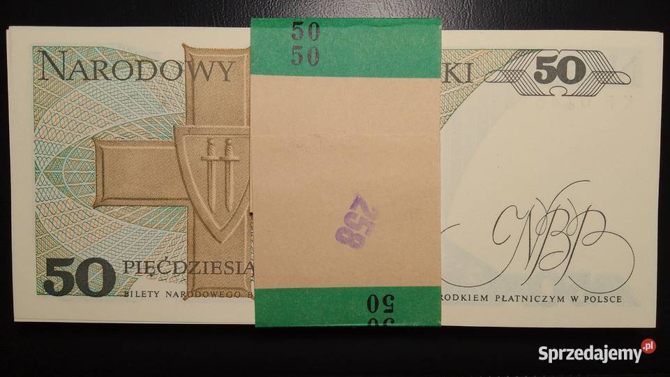 50 PRL seria KF Unc kujawsko-pomorskie Mogilno