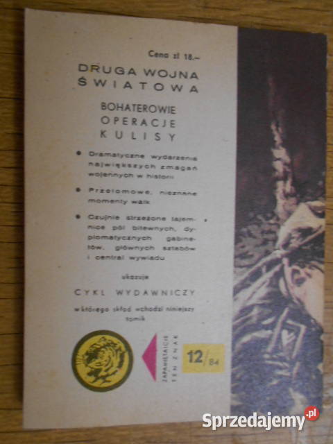 Żółty Tygrys Diabla góra 1284 Rok wydania 1984