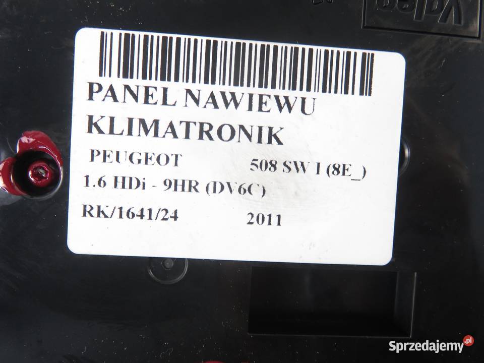 KLIMATRONIK PEUGEOT 508 SW I 8E 96656640XZ sprzedam