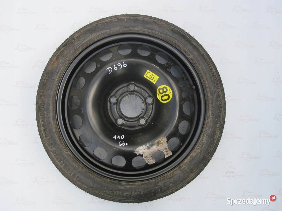 OPEL VECTRA C koło dojazdowe 1157016 92M 5x110 Koła dojazdowe
