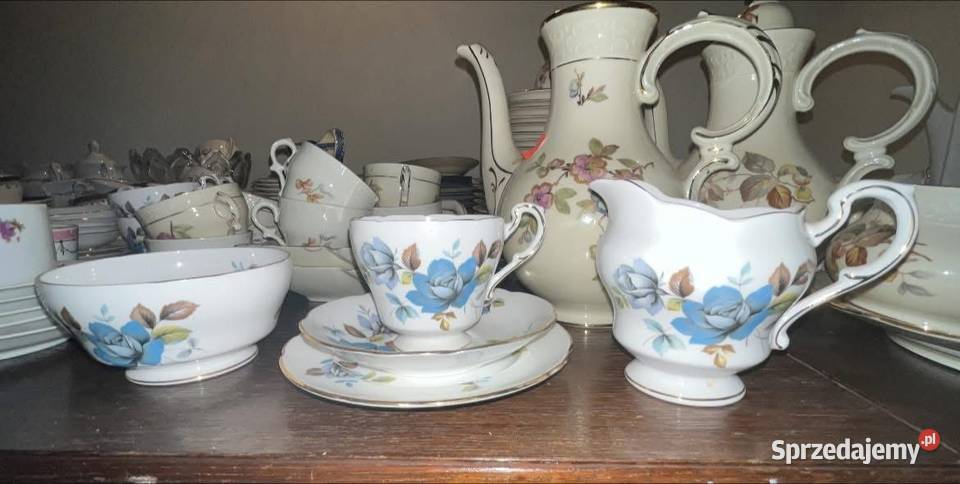 Talerzyk Majesty the Queen Blue Mist Paragon Porcelana i szkło pomorskie Gdańsk