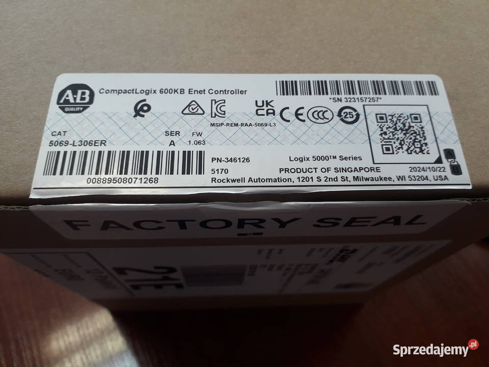 Sterownik CompactLogix L3 serii 5380