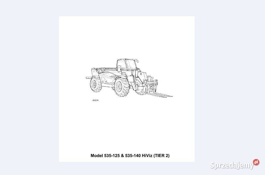 JCB 535125 535140 katalog częsci Poradniki, albumy i reportaże świętokrzyskie Kielce sprzedam