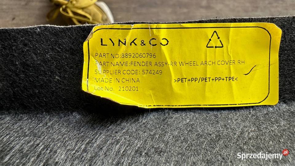 LEVC TAXI NADKOLE PRAWE TYLNE NOWE ORYGINAŁ lubuskie Gorzów Wielkopolski