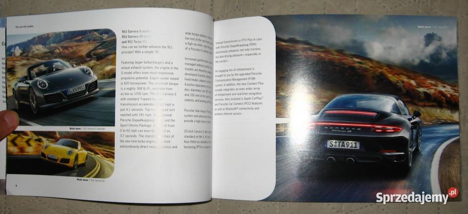 Porsche Model Range prospekt katalog Kępice