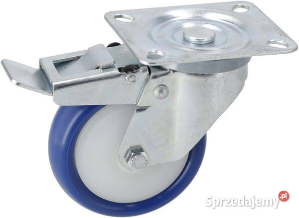 Koło z podstawą skrętną i hamulcem 100 mm Kamionna