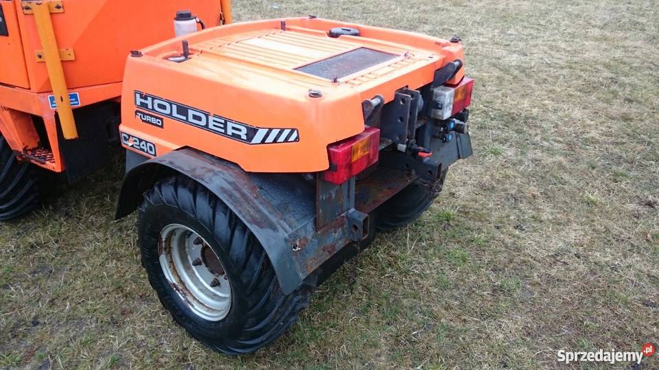 Holder C240 turbo Traktorek Komunalny z plugiem Stare Siołkowice