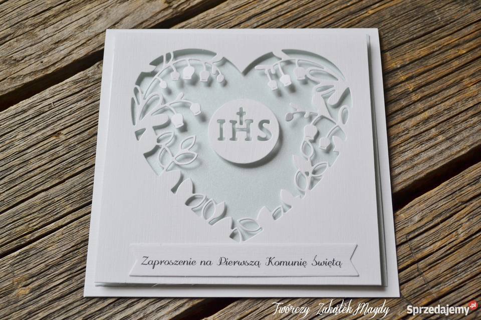 Zaproszenia na Pierwszą Komunię Święta dużo Słupsk sprzedam