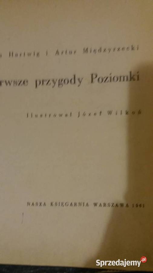 Pierwsze przygody Poziomki książki dziecięce Antykwariat Antykwariat Warszawa