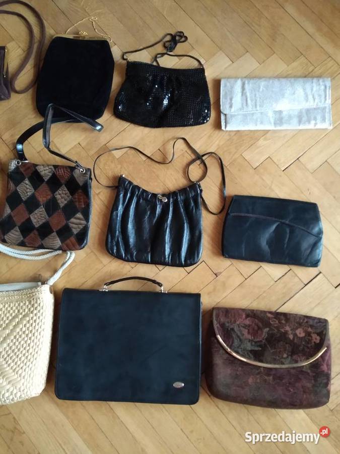 PRL Damska torebka kuferek listonoszka brązowy/beżowy Moda i Styl