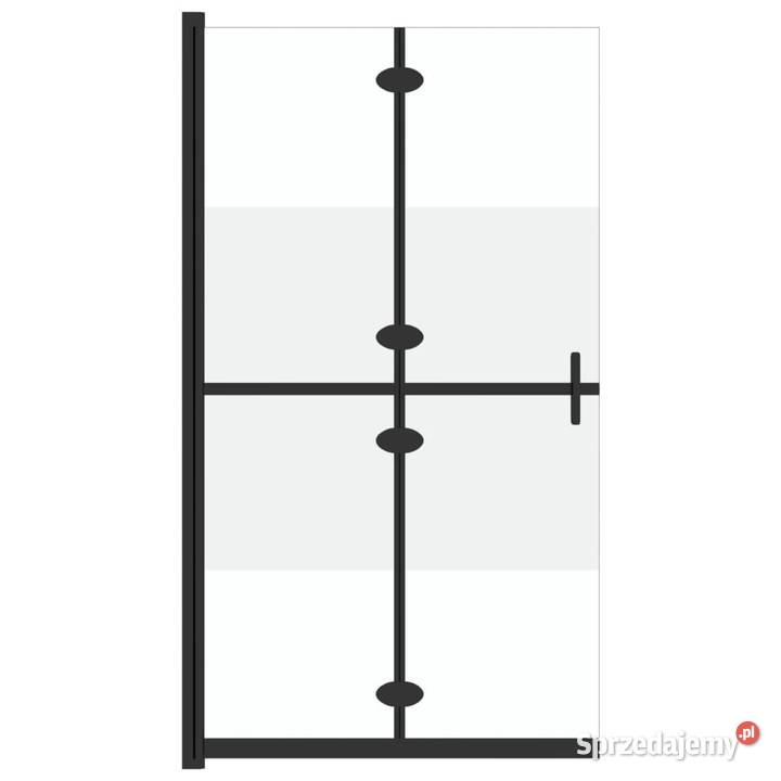 vidaXL Składana ścianka prysznicowa pół mrożone Warszawa sprzedam