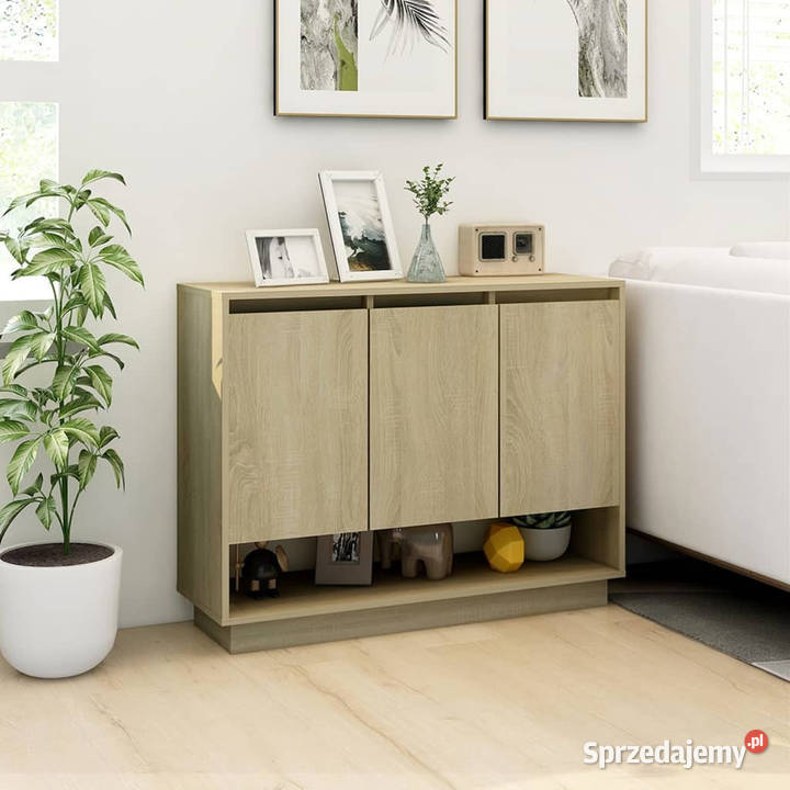 Szafka dąb sonoma 97x31x75 materiał