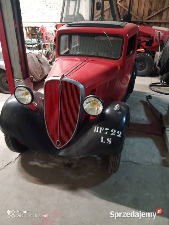 2 fiaty balilla 1936 1937r Ostrów Mazowiecka