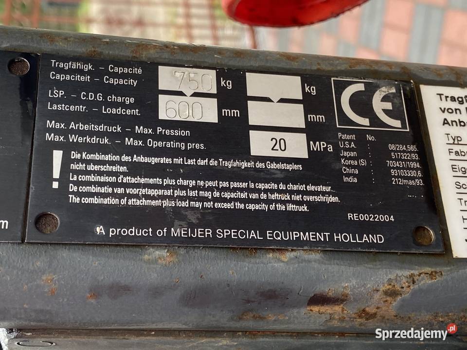 Widły Teleskopowe Przedłużki Griptech Kooi Nowy Tomyśl