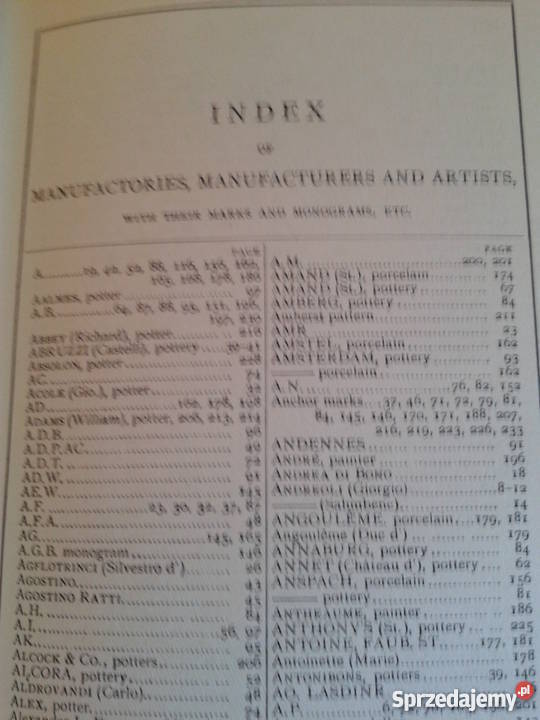 Znaki na porcelanie William Chaffers Kłodzko