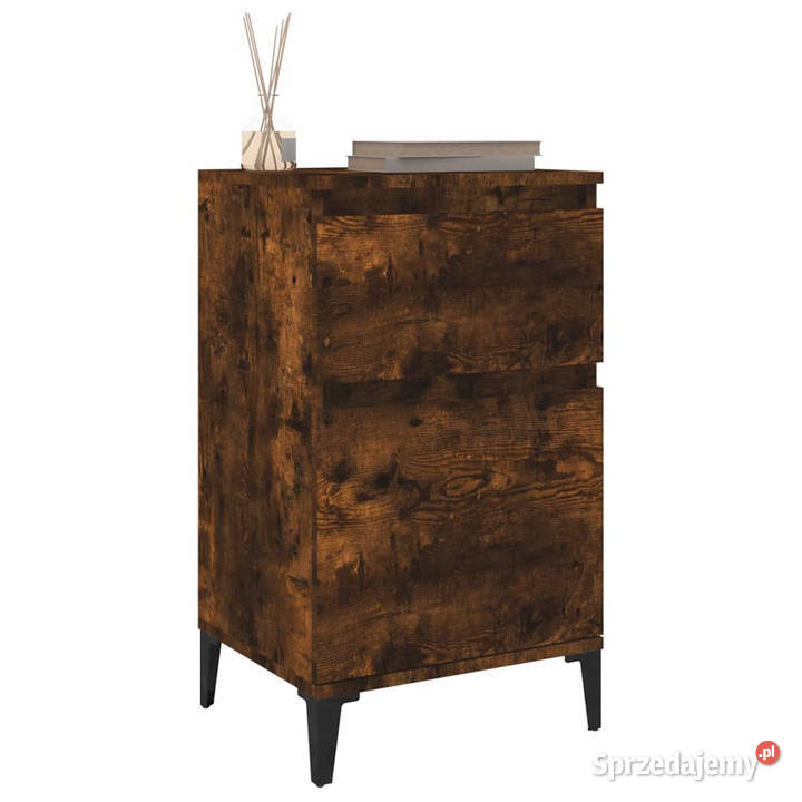Szafki nocne 2 przydymiony dąb 40x35x70 WM819719 Warszawa