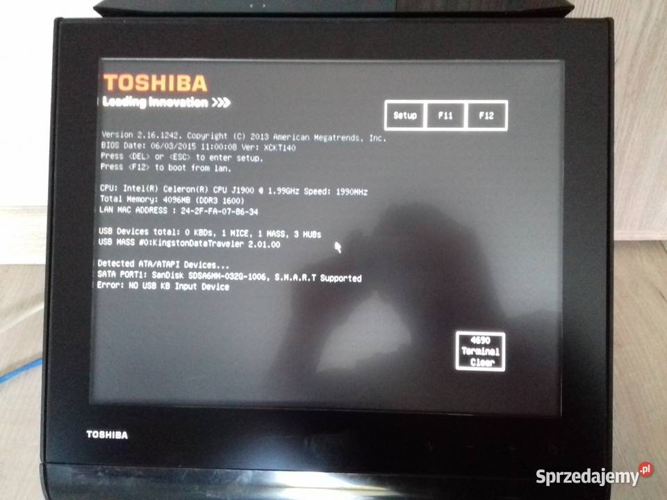 Toshiba AllinOne POS System 6140E3R Celeron Bydgoszcz sprzedam