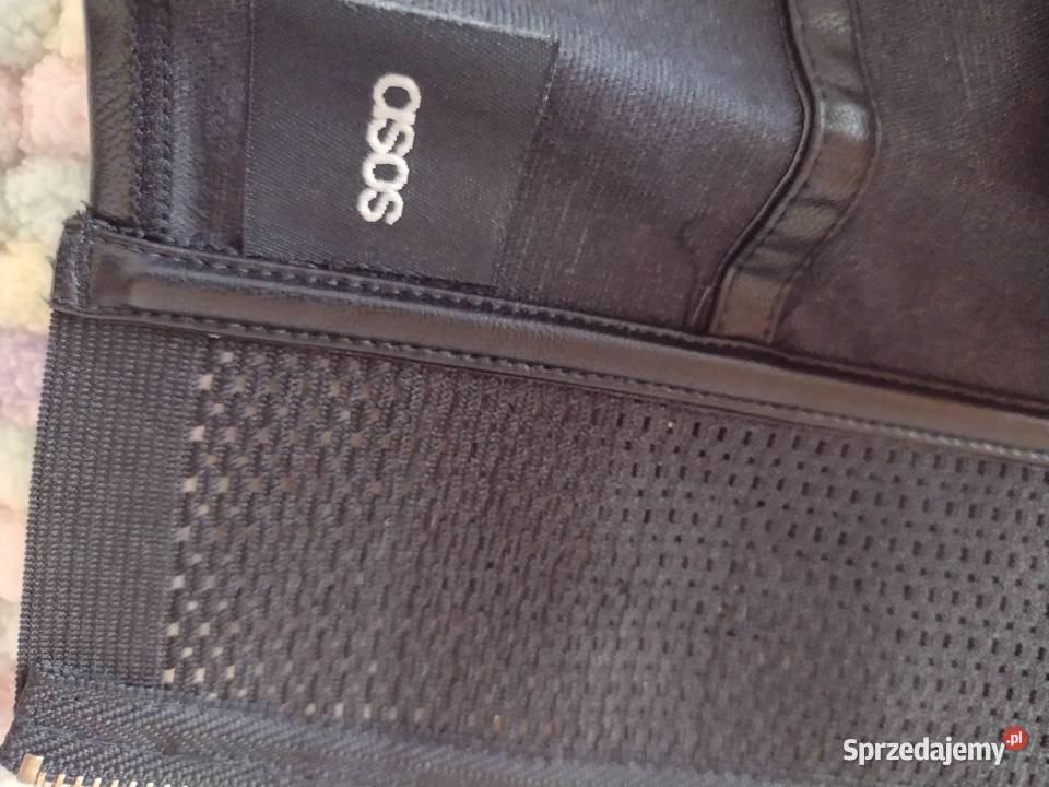 ML ASOS Czarny skórzany pasek gorsetowypasNOWY Kraków