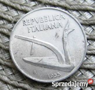 Włochy 10 Lirów 1955r 1976r 1980r 1982r sprzedam