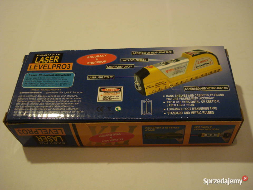 Poziomica laserowa z miarką Gdynia
